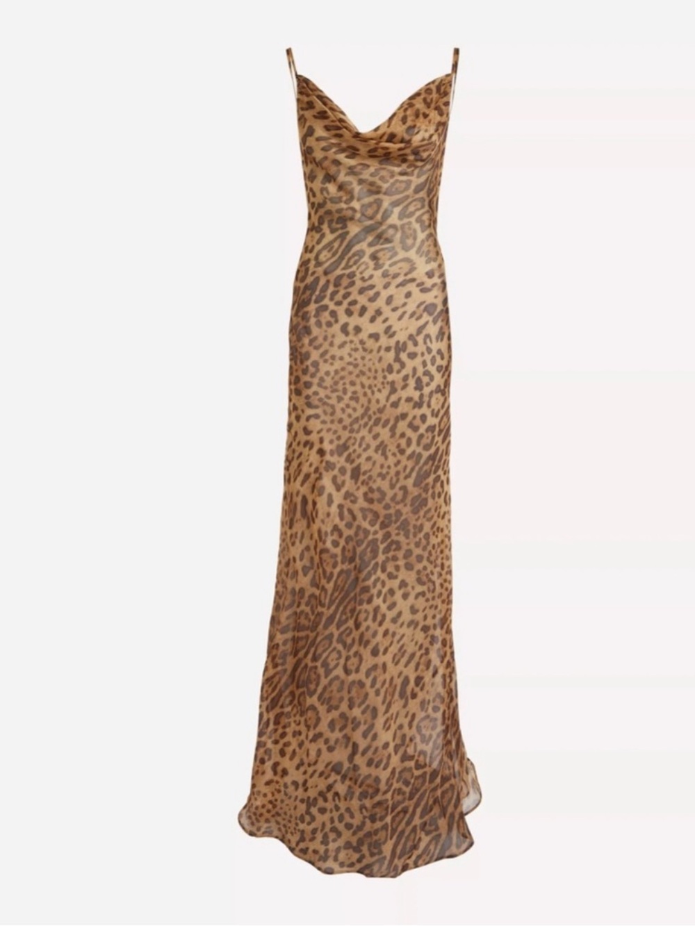 KOIR Elegant Leopard Print Maxi Dress Ronny kobo Like
